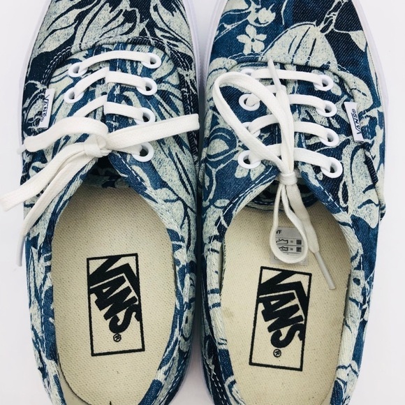 VANS OFF THE WALL - UNISEX FLORAL DENIM SNEAKERS - Picture 6 of 12